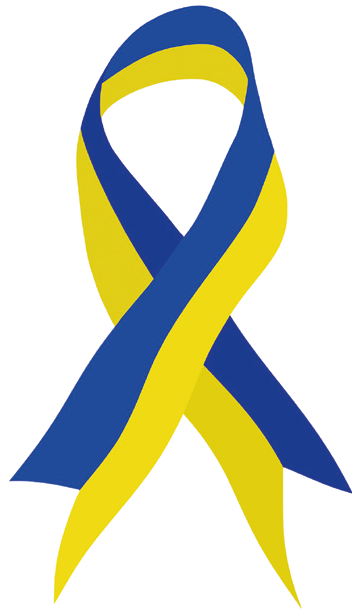 Logo Schleife: Lübeck aktiv für die Ukraine