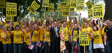 Gemeinsam für den Erhalt der Universität