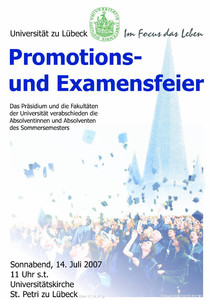 Abschied nach erfolgreichem Studium