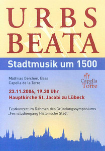 Festkonzert zum Gründungssymposium