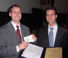 Preisträger Jens Heyder und Oliver Thalmann, Philips