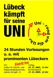 Vorlesungsmarathon von 12 bis 12