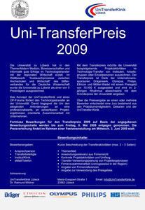 Preis für Transferprojekte