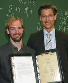 Preisträger Jan Hartmann (li.), Wilke Schütte (Philips)