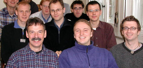 Die SAFIR-Gruppe - vorn links Projektleiter Prof. Dr. Bernd Fischer